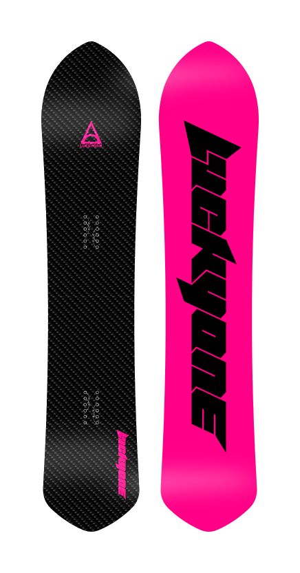 KUN snowboard topsheet and base